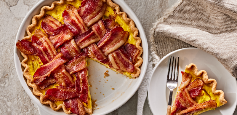 BACON LATTICE PIE